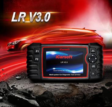 Professional Scanner Full System Diagnostics iCarsoft LR 3.0 for Land Rover and Jaguar from 1995.
